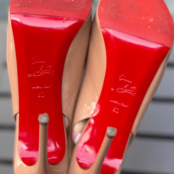 Christian Louboutin - Slingback Heels - size 40 - Picture 5 of 6